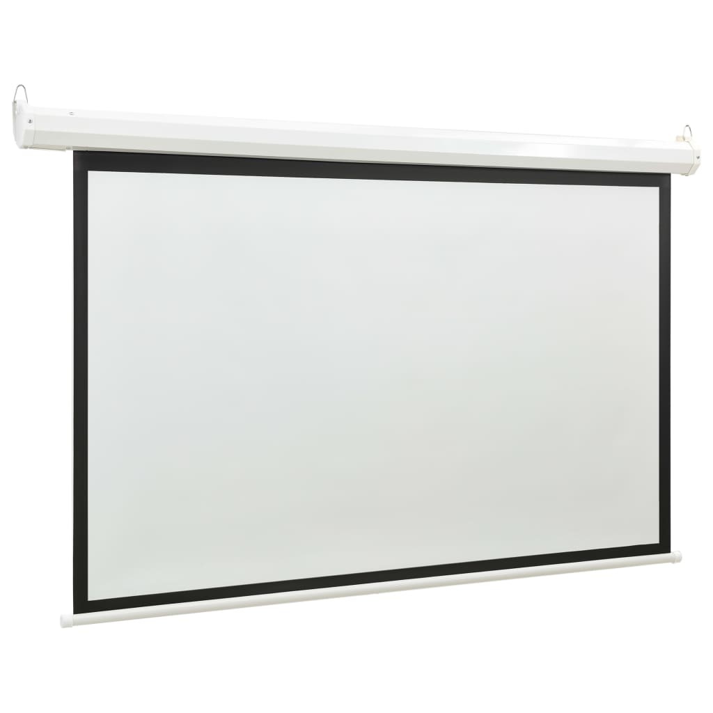 Electric Projection Screen with Remote Control 74" 4:3
